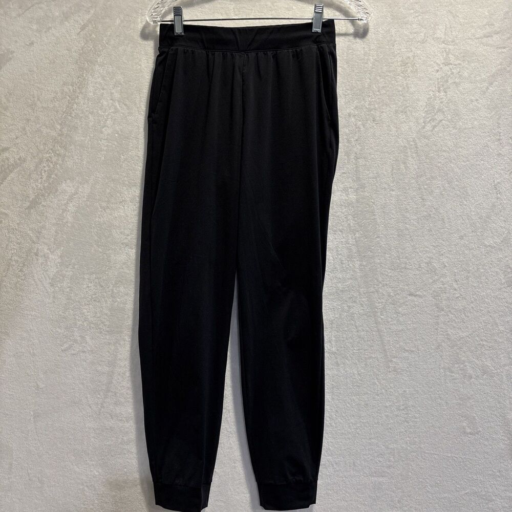 Uniqlo Women's Dry Ex Ultra Stretch Active Jogger Pants Drawstring Black Small